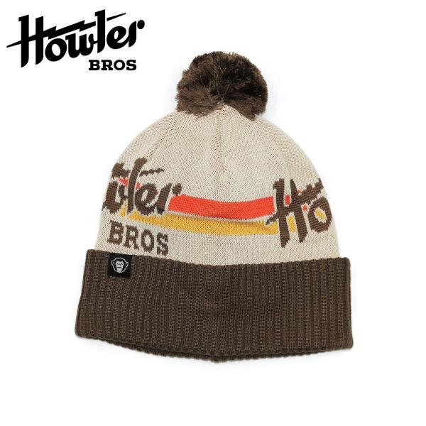 ビーニー ハウラーブラザーズ(HOWLER BROTHERS) Disco Beanie-Brown...