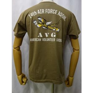 バズリクソンズ BUZZ RICKSON&apos;S　S/S Ｔシャツ　”14th AIR FORCE AS...