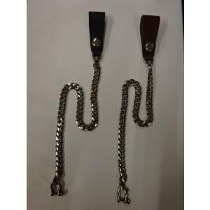 インセプション INCEPTION ウォレットチェーン　UKサドル&amp;シルバーメッキチェーン IPC-...