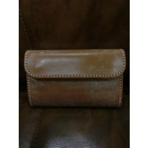 インセプション INCEPTION UKブライドルレザー ミドルウォレット IPW-06 タン