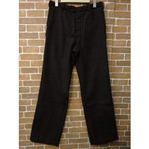 クッシュマン CUSHMAN BLACK CHAMBRAY 41 TROUSERS 22686 ブラック
