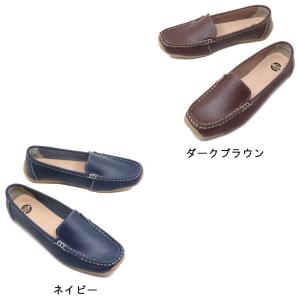 送料無料 9カラー 本革 レディース ローファ...の詳細画像2