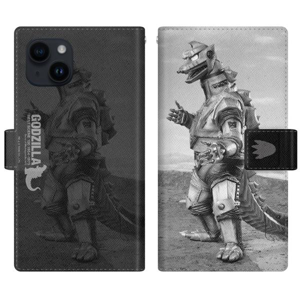ゴジラ百景 手帳型 ケース レザー 薄型タイプ docomo Xperia メカゴジラの逆襲（197...