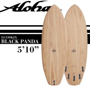 サーフボード ALOHA Surfboards アロハ BLACK PANDA ECO SKIN 5'10" 軽量XEPS素材 限定 ウッド柄 2022年 正規品 送料無料｜theagencystore