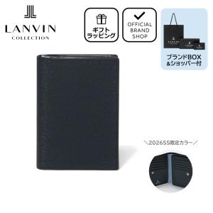 LANVIN COLLECTION 【正規販売店】LANVIN SHEEP LEATHER かぶせ型長