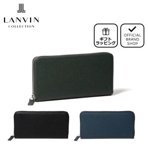 LANVIN COLLECTION 【正規販売店】LANVIN EMBOSS COMBINATION かぶせ長