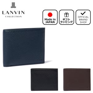 正規販売店】LANVIN COLLECTION DEER SKIN 折り財布 ［ランバン