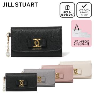 【正規販売店】JILL STUART Honey キーケース ［ジル スチュアート] 折りたたみ 二つ折り がま口 ブランド 本革 小さめ コンパクト ワンポイント おしゃれ