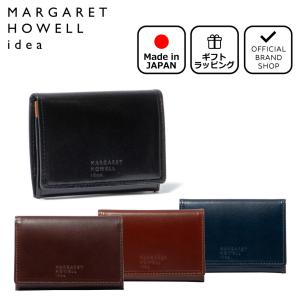 【正規販売店】MARGARET HOWELL idea エージングエフェクト 名刺入れ ［マーガレット・ハウエル アイデア］ メンズ ユニセックス｜thebagmania