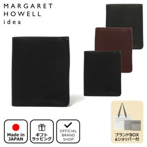 【4/30販売終了】 マーガレットハウエル margaret howell 財布 MARGARET HOWELL idea 4Hボウ 薄型二つ折り財布（財布
