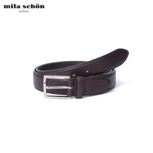 未使用タグ付き mila schon シルバー925 バックル 革ベルト mila schon（ミラショーン） 【正規販売店】mila schon シュリンク