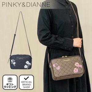 【50%OFF】【正規販売店】PINKY&amp;DIANNE フラワーペイント ポシェット ［ピンキー＆ダイアン］ レディース バッグ カバン ショルダー 花柄 ミニ