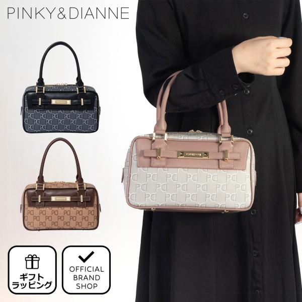 【50%OFF】【正規販売店】PINKY&amp;DIANNE ピラミッド ボストン ［ピンキー＆ダイアン］...