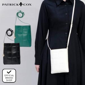 【正規販売店】PATRICK COX ブロックレザー スマホショルダー ［パトリック・コックス］ レディース ユニセックス バッグ ポシェット｜thebagmania