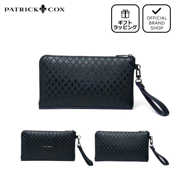 【正規販売店】PATRICK COX BLACK KINGS クラッチバッグ【PXMH5PP1】 ［...