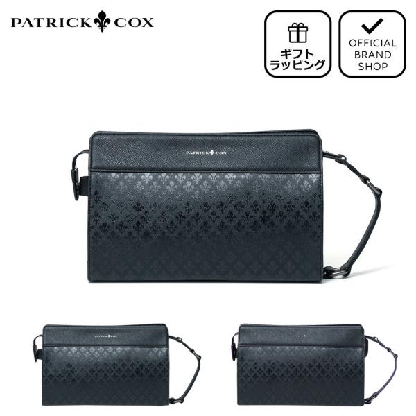 【正規販売店】PATRICK COX BLACK KINGS クラッチバッグ【PXMH5PP2】 ［...
