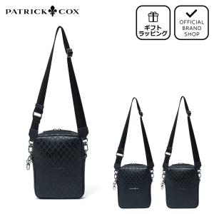 【新品PATRICKCOX】ショルダーバッグ　キングス  ブラック×シルバー PATRICK COX（パトリックコックス） 【正規販売店】PATRICK COX BLACK