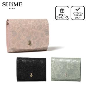 正規販売店】SHiME FLOWER コリーナレース L字ファスナー折り財布