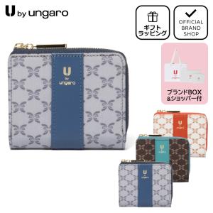 U by Ungaro 【正規販売店】U by ungaro シルヴィー 外ポケット長財布