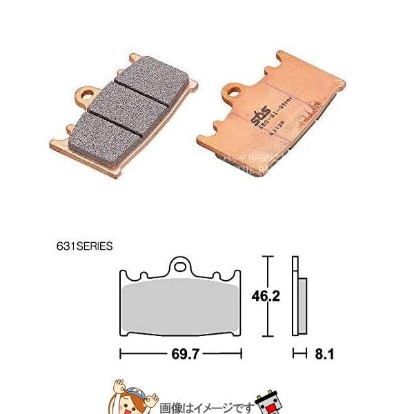 777-0631050 キタコ SBS ブレーキパッド 631SP 90-97ZZR1100 ゆうパ...