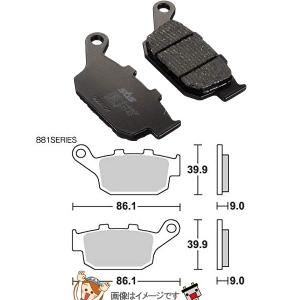 デイトナ 赤パッド 通しナンバー：018 カワサキ ニンジャ ZX-25R SE