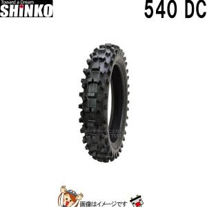 110/100-18 64M TT R540DC リア チューブタイヤ シンコー shinko タイヤ　オフロード コンペテションタイヤ 一般公道走行不可｜バッテリーのことならザバッテリー