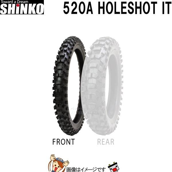 70/100-19 42M TT F520A HOLESHOT IT フロント チューブタイヤ シン...