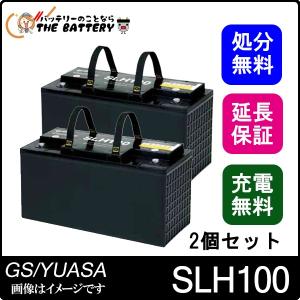 2個セット SLH100 SLHシリーズ GS / YUASA 産業用 国産 サイクルバッテリー 互換 SEB100 EB100｜thebattery