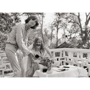 パティ・ボイド撮影オリジナル・プリント『ジョージ＆マハリシ』