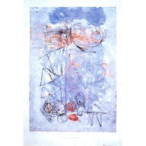 『ハンブルク・ブルー』　スチュアート・サトクリフの絵画をアート・ポスターに