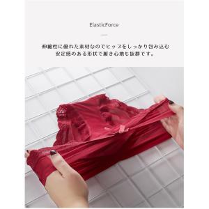 ショーツ レディース レース メッシュ ランジ...の詳細画像4