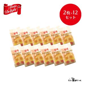 テイストデライト メープルリーフ クリームクッキー6P 6個 48個セット