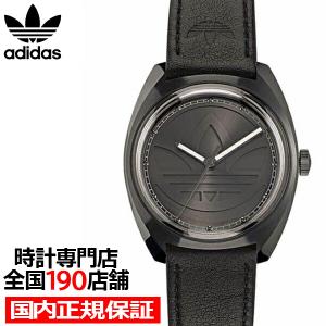 adidas アディダス FASHION ファッション EDITION ONE エディション ワン AOFH22514 メンズ 腕時計 クオーツ 電池式 革ベルト ブラックの商品画像