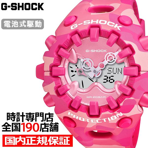 6月19日発売/予約 G-SHOCK ボールドカモシリーズ カラーカモフラージュ ピンク GA-V0...