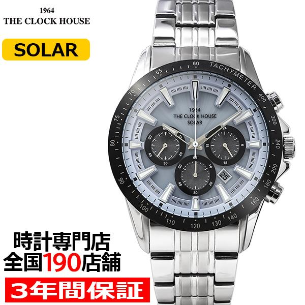 ザ・クロックハウス ソーラー クロノグラフ マジックアワー 青藤 MBC1003-BL3A メンズ ...