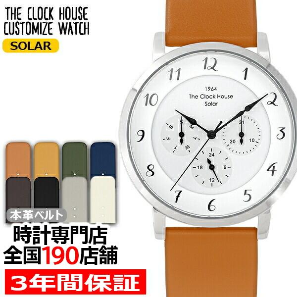 ザ・クロックハウス カスタマイズウォッチ フレンチカジュアル MCA1005-WH1 メンズ 腕時計...