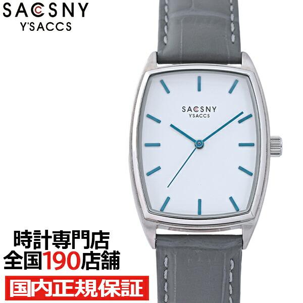 SACCSNY Y&apos;SACCS 3針モデル トノー SY15207-WH メンズ 腕時計 クオーツ ...