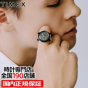 タイメックス キャンパー リングウォッチ ブラック×シルバー TW2Y77500 メンズ レディース 時計 クオーツ 電池式 指輪