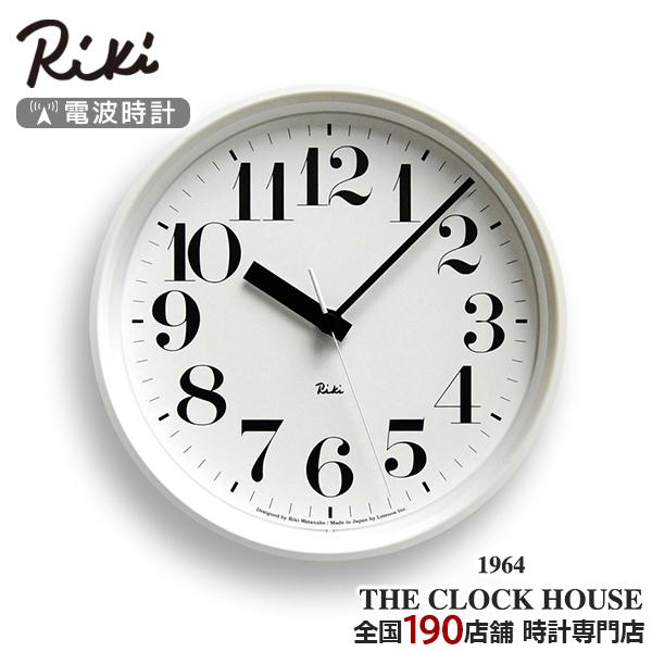 リキ スチール クロック 電波 掛時計 ホワイト シンプル RIKI STEEL CLOCK WR0...