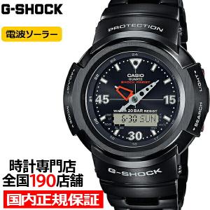 G-SHOCK FULL METAL フルメタル ブラック アナデジコンビ 初代デザインモデル 電波ソーラー メンズ 腕時計 メタルバンド AWM-500-1AJF カシオ 国内正規品