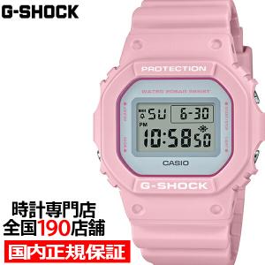 G-SHOCK スプリングカラー ピンク DW-5600SC-4JF 腕時計 メンズ デジタル ウレタン オリジン スピード 国内正規品 カシオ｜theclockhouse