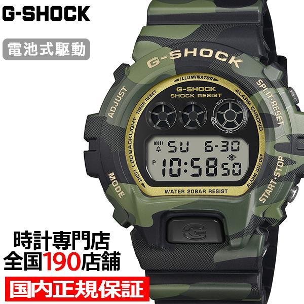 G-SHOCK ボールドカモシリーズ カモフラージュ &amp; ゴールド DW-6900CMG-3JF メ...