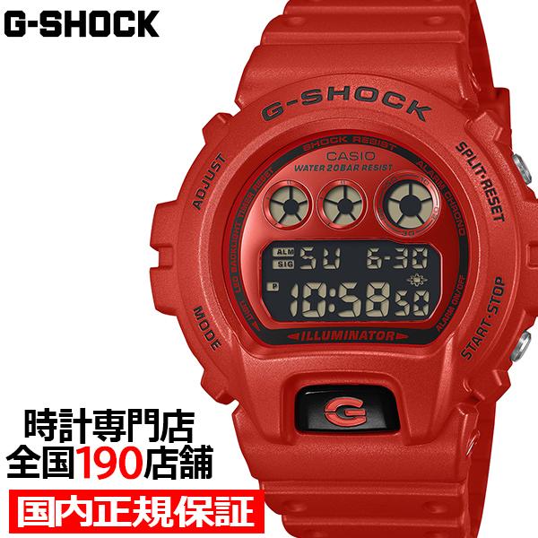 12月5日発売 G-SHOCK アイコニック レッド ブラックアクセント DW-6900RRB-4J...