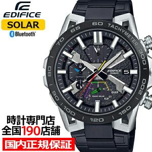 【土日限定価格】カシオ EDIFICE EQB-800DB-1AJF エディフィス EQB-800DB-1AJF メンズ ソーラー メタル ブラック