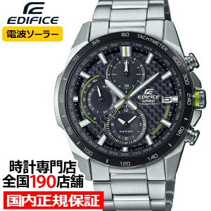 エディフィス カーボンファイバーダイアル EQW-A2000DB-1AJF メンズ 腕時計 電波ソーラー シルバー 国内正規品 FINEBOYS＋時計vol.20 雑誌掲載