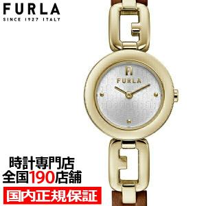 FURLA フルラ ARCO CHAIN アルコチェーン FL-WW00015003L2 レディース 腕時計 クオーツ 電池式 革ベルト ブラウン｜theclockhouse