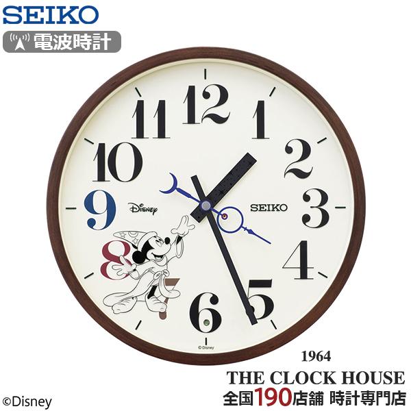 セイコー クロック 大人ディズニー ファンタジア 電波 掛け時計 FS514B クオーツ 電池式 ア...