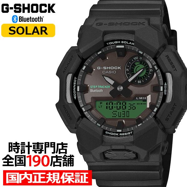 4月10日発売 G-SHOCK ブラック&amp;エレクトログリーン GA-B010BEG-1AJF メンズ...