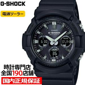 G-SHOCK 電波ソーラー メンズ 腕時計 アナログ デジタル ブラック ビッグケース GAW-100B-1AJF カシオ 国内正規品