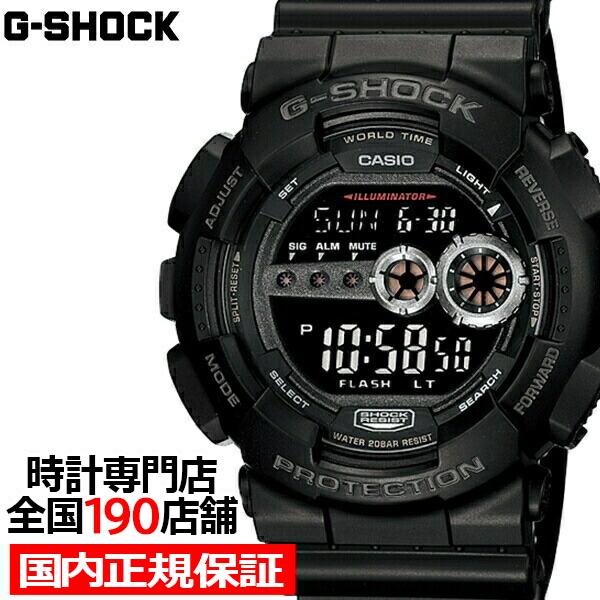 G-SHOCK GD-100-1BJF メンズ 腕時計 デジタル ブラック GD100 反転液晶 カ...